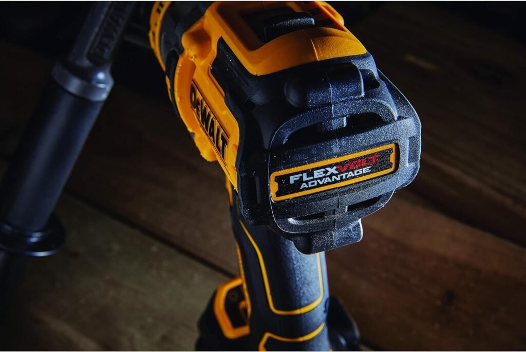 Rotomartillo inalámbrico Dewalt FlexVolt 20V DCD999B parte de atras flexvolt