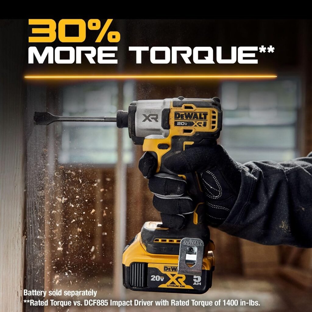 Taladro Atornillador de Impacto Dewalt XR DCF845B Perforando