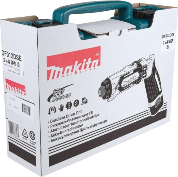 Destornillador Inalámbrico makita DF012DSE caja