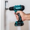 Taladro Inalámbrico Makita FD09R1 12V perforando